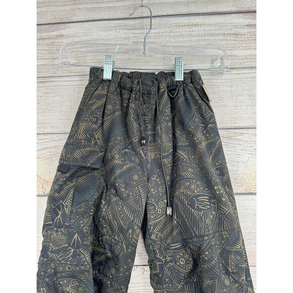 Obermeyer Tribal Cargo Snow Pants Youth Boys 5 Black Brown I-Grow System - Picture 3 of 12